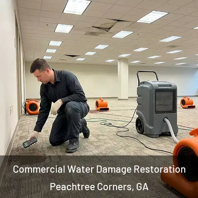  Commercial Water Damage Restoration Peachtree Corners, GA